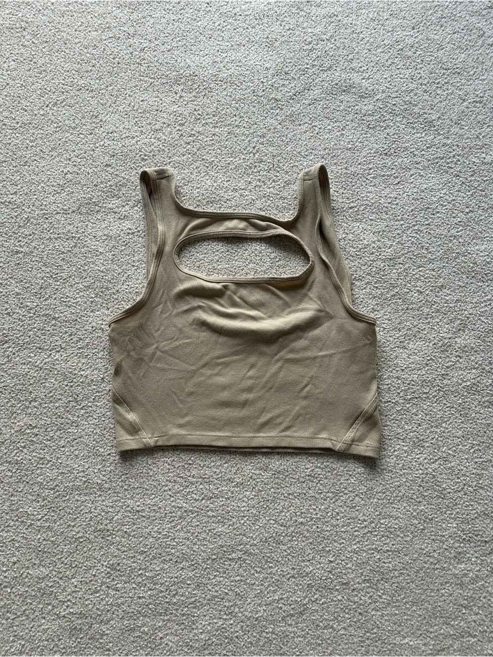 Lululemon LA Front Cut Out Cropped Tank